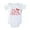 Red-A, variant on MUXiin Infant Boys Girls Short Sleeve Valentine's Day Letter Print Romper Bodysuit Newborn for Children Clothes Preppy Clothes