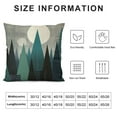 thumbnail image 5 of JEUXUS  Mountain Landscape, Mountainscape, Mountain Mural, Winter Mountains Home Decorative Throw Pillow Case Cushion Cover for Sofa Couch, 5 of 5