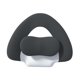 thumbnail image 5 of Cojín de espuma viscoelástica para espalda, soporte para vertebral, elevación de pies multifuncional, almohada relajante para piernas en gris oscuro, 5 of 9