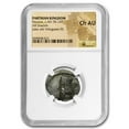 thumbnail image 3 of Parthian Empire Silver Drachm Pacorus (78-120 AD) CH AU NGC, 3 of 3