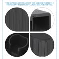 Point Ladder Rubber Protector BESTYASH 2Pcs Lightweight Plastic Ladder Protective Pads Durable Ladder ...