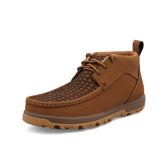 Twisted X Men's Driving Moc - Comfortable Clay Cocoa Chukka Boots, Size 14 M
