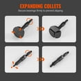 thumbnail image 3 of VEVOR Blind Bearing Puller Kit, 16-in-1 Internal Bearing Race and Seal Extractor Kit, 10 Adjustable Collectors and Reverse Struts, 3 of 9