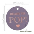 thumbnail image 6 of Inkdotpot Pack Of 100 Real Rose Gold Foil Paper Tags Ready To Pop Baby Shower Favor Hang Tags, 6 of 7