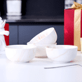 thumbnail image 4 of Nonta 4-Piece Porcelain Bowl Set, Cloud Orange, 4 of 9