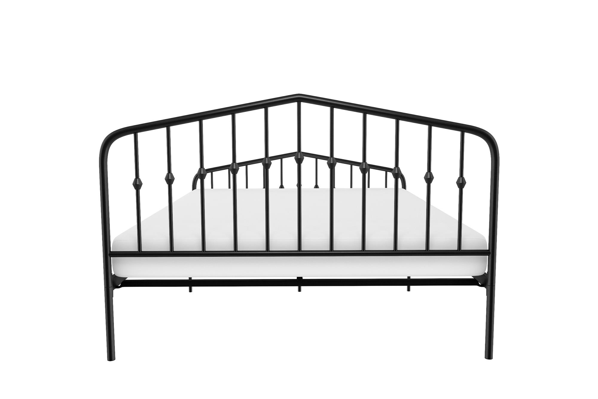 Novogratz Bushwick Metal Platform Bed and Adjustable Frame, Full, Black - image 5 of 19