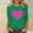 Green, variant on Valentine's Day Shirt for Women Glitter Love Heart Printed T-Shirt Top 3/4 Sleeve Tee Crew Neck Casual Blouse Tops Size S-2X