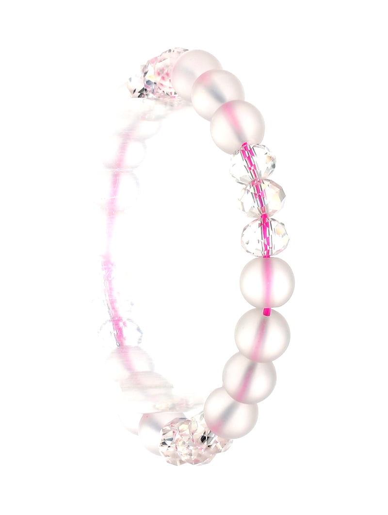 6886 Trendz IRIDESCENT GLASS BEAD BRACELET
