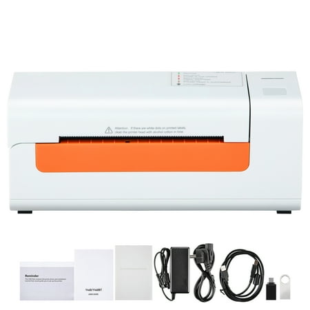 SKYSHALO Thermal Label Printer, 203DPI 60pcs/min for 4x6 Mailing Packages, USB Connection & Automatic Label Recognition, Support Windows/MacOS/Linux