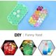thumbnail image 4 of 2 silicone ice cube trays with lids, suitable for chilling drinks, sky blue and mint green., 4 of 4