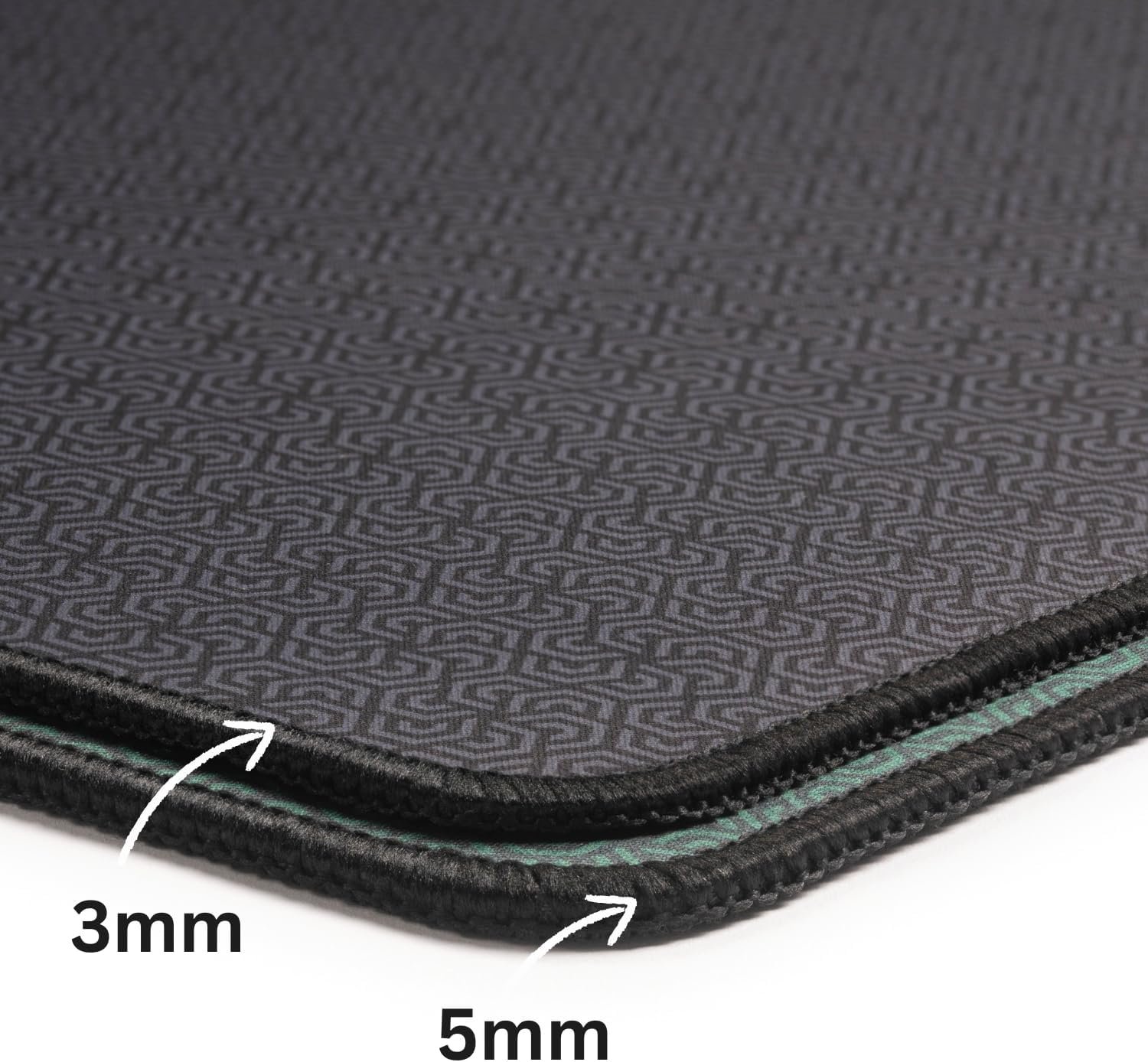 Feltectors 5 mm Board Game Mat, Mahjong Mat with Carrying Bag 36 x 48  Inches, Green