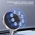 thumbnail image 4 of COM1950s Foldable Magnetic Car Phone Mount - 180° Rotation, Sunproof & Water-Resistant Design, Compact Abs Holder for Dashboard, 0.17 Lbs, 4 of 6