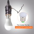 thumbnail image 2 of Garosa Ceiling Lamp Holder, Lamp Holder E27 Vintage Pendant Light Holder with Pull Chain Switch Lamp Base Ceiling Mounted, 2 of 8