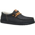 thumbnail image 3 of HEYDUDE Wally Funk Denim Black Men's Size 9, 3 of 8