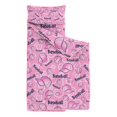 thumbnail image 2 of Pink Baseball Caps and Balls Pattern Toddler Nap Mats for Kids Preschool,Sleeping Mat Bag or Kids,Toddler Sleeping Bag,Toddler Nap Mat or Daycare, 2 of 6