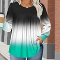 thumbnail image 6 of Hanen Plus Size Tops for Women Fall Long Sleeve Shirts Flowy Tunic Top Pleated Casual Blouses Loose Fit Tees, 6 of 6
