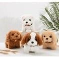 thumbnail image 3 of Electronic Plush Toys Puppy-Walking, Barking, Tail Wagging, Stretching Companion Animal for Kids Toddlers（Collar compared to bear）, 3 of 4