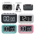 thumbnail image 4 of Maytalsory Stylish Table Clock Add Touch Of Elegance To Space Retractable Stand Electronic Led Clock Or Wall. Pink, 4 of 6