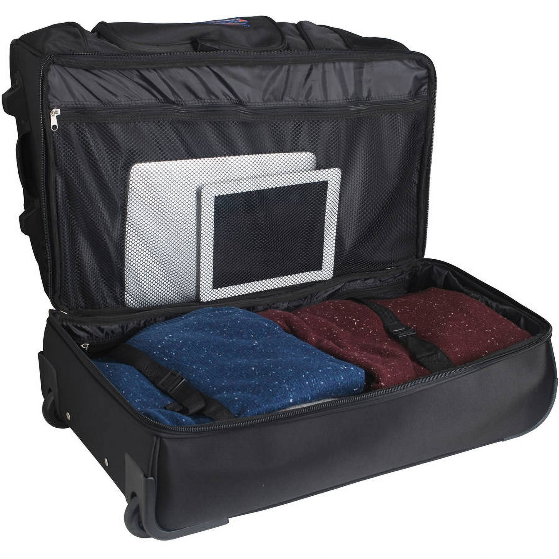 Denco NFL 27" Rolling Drop Bottom Duffel, Seattle Seahawks
