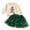 Beige, variant on RUINIXCW Toddler Baby Girl Christmas Outfit Infant Baby Girl Fall Winter ClothesCute Gingerbread Man Embroidery Long Sleeve Crew Neck Sweatshirt Tulle Tutu Skirt Set