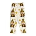 thumbnail image 4 of Daiia Beekeeper Gnome Holding A Glass Women's Sleep Pant with Pockets and Drawstring,Pajama Pants-Medium, 4 of 9