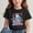 Black, variant on Spazoro Big Boys Girls Shirts Tee, Graphic T-Shirts Crew Neck Cute Print Short Sleeve Casual Summer Tops for Unisex Black Size 11 T