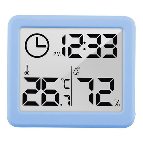 Higrómetro Digital Termómetro para Interiores, Higrómetro, con Medidor de Monitor de Temperatura Y Humedad para , , El Azul
