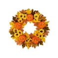 thumbnail image 1 of facefd Fall Wreath Front Door Artificial Garland Hanger Party Thanksgiving Decor, 1 of 5