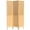 Natural, variant on White 6 Ft. Tall 3-Panel Room Divider with Beadboard Design