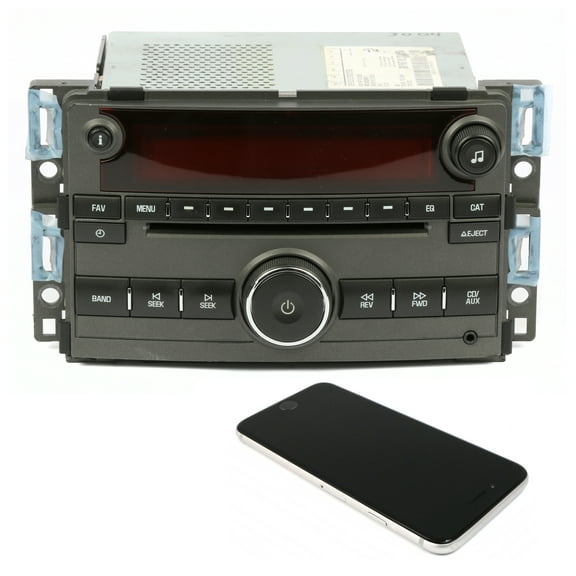Restored 2009 Saturn Aura AM FM Radio MP3 CD Player with Aux Input & Bluetooth 25833954 (Refurbished)