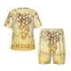 thumbnail image 1 of Balery Bunch of Grapes Conjunto de Pijama Infantil de Manga Corta con Estampado – Ropa de Dormir de Algodón Suave-Medium, 1 of 6