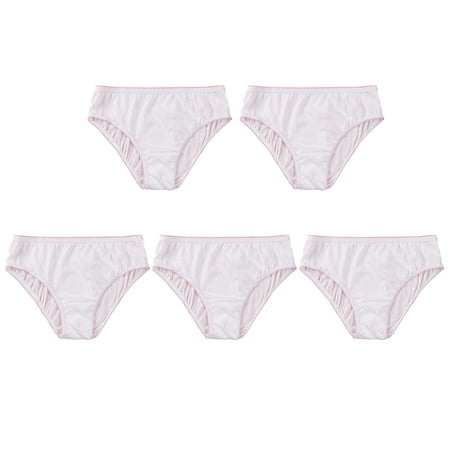 5pcs Travel Outdoors Disposable Underpants Breathable Cotton Briefs  Portable Underwear Pregnant Woman Panties - Size XXXL 
