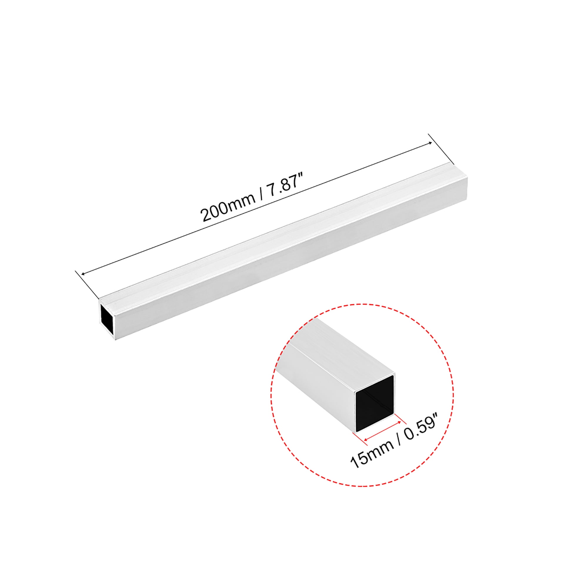 Square tubing end Cap 15x15 mm White Plastic tubing end caps Plugs 10 pcs 0,59 x 0,59 inch Square tubing end Cap 15x15 mm White Plastic tubing end caps Plugs 10 pcs 0,59 x 0,59 inch