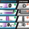thumbnail image 7 of Hydration Nation Stainless Steel Water Bottle Double Wall Insulated - Amethyst 25oz, 7 of 7