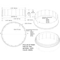 thumbnail image 2 of Polylok 20" x 6" Septic Tank Riser, 2 of 6