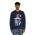 thumbnail image 4 of Social Worker Elf Unisex Sweatshirt, S-2XL Christmas Holidays Xmas Elves, 4 of 9