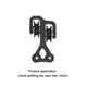 thumbnail image 3 of Tiro con arco Cable Slide Flecha Compuesto Bow String Splitter Roller Glide (Negro), 3 of 6