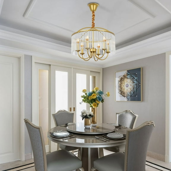 Ceiling Mounted Light, Crystal Ceiling Light, 6-light Ceiling Light Fixture