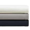 thumbnail image 2 of Nautica Home | Baird Collection 100% Cotton Signature Diamond Weave Pattern Cozy Blanket, Soft and Durable For All Seasons, Easy Care Machine Washable, King, White, 2 of 8