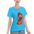 thumbnail image 2 of Women's Basic Short Sleeve T-Shirt Dragon Ball Little Goku, 2 of 6