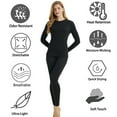 thumbnail image 5 of LANBAOSI Thermal Underwear for Women Set Soft Base Layers Long Johns Warm Winter Top and Bottom Set Size S-XL, 5 of 7
