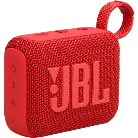 Restored JBL JBLGO4REDAM-Z Go 4 Portable Bluetooth Speaker, Red (Refurbished)