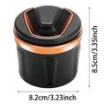 thumbnail image 3 of Car Ashtray for Specific Car Models, with LED Light and Lid, Made of ABS, 3 of 4