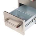 thumbnail image 2 of KitchenAid 780-0016 Stainless Steel Built In 2 Drawer BBQ Grill Storage Cabinet, 2 of 5