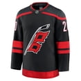 thumbnail image 2 of Men's Fanatics Sebastian Aho Black Carolina Hurricanes Home Premium Jersey, 2 of 6