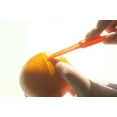thumbnail image 4 of 2 pcs Citrus Peeler in Bright Orange Color - Replaces Tupperware Peeler Bright Orange, 4 of 5