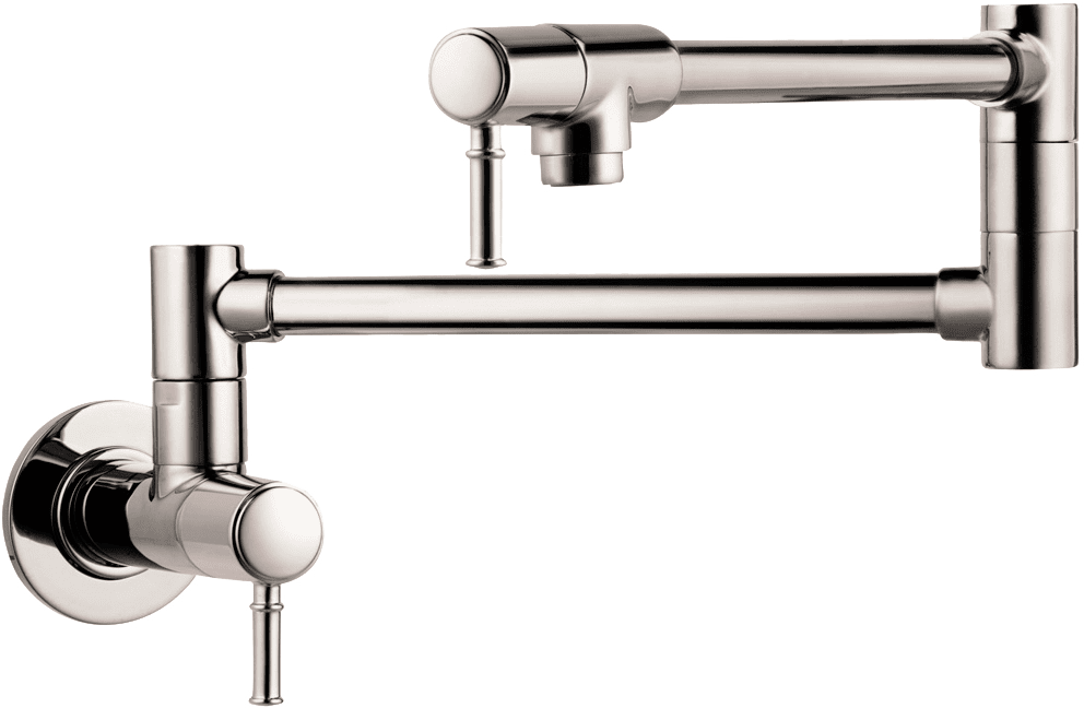 Hansgrohe Talis S Roman Tub Filler With Hand Shower - Chrome Finish, Deck Mount, 5-3/4" Height, Requires Separate Rough-In Valve