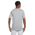 thumbnail image 2 of Two-Button Baseball Jersey S Silver Grey, 2 of 2