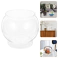 thumbnail image 2 of Plastic Fish Bowl Small Fish Tank Desktop Fish Tank Clear Round Fish Bowl Golden Fish Tank, 2 of 8