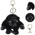 thumbnail image 3 of GOOHOCHY Peluche gorila muñeca colgante llavero gorila colgante monedero mochila colgante de felpa, 3 of 7